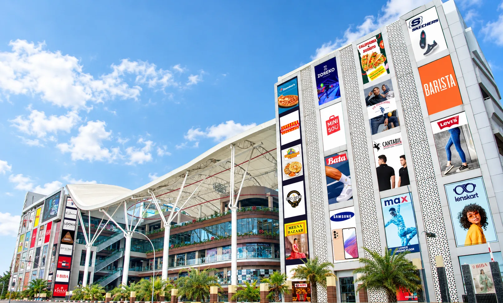 KW Delhi 6 mall front, NH-58 Bypass, Raj Nagar Extension, Ghaziabad